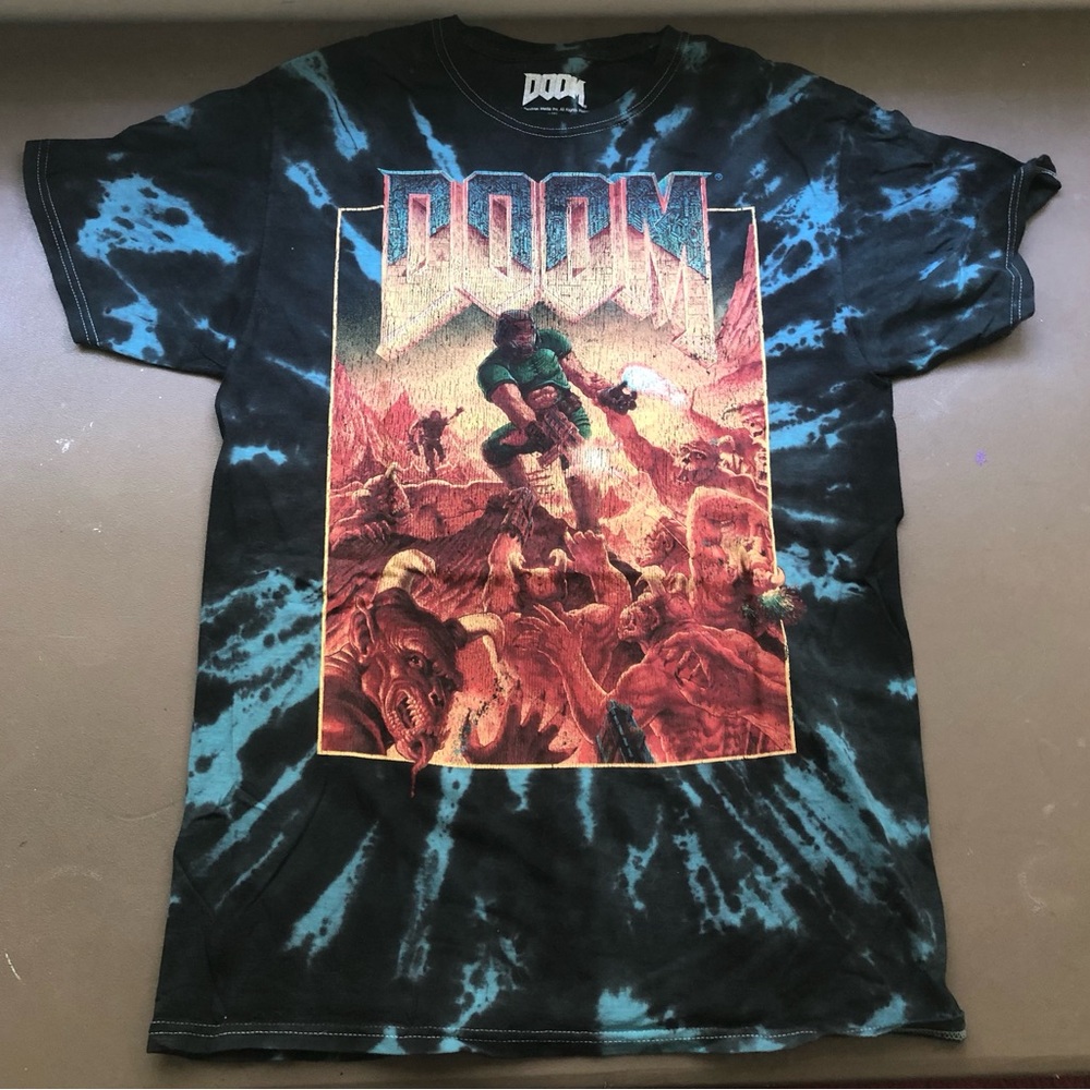 LIKE NEW worn 3 times Size small tie-die blue